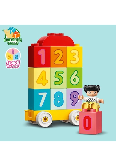 LEGO® DUPLO® İlk Sayı Treni Saymayı Öğren 10954 1½+ Eğitici Oyuncak Yapım Seti - 23 Parça