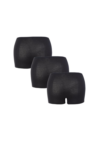 Blackspade 1571 Siyah 3 Lü Paket Şort Kadın Slip