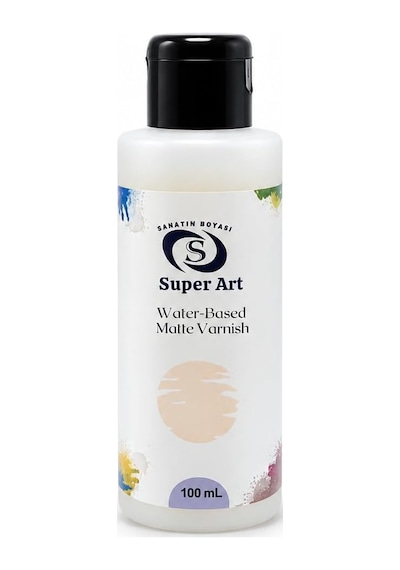 Superart Su Bazlı Vernik Mat 100 Ml Çok Renkli