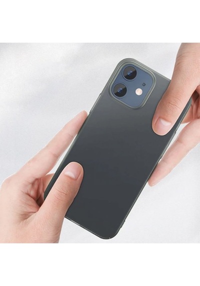 Baseus Apple Uyumlu iPhone 12 Mini 5.4 Comfort Ince Seffaf Kilif Matte Pp Kil 295154688 - Renk / Füme