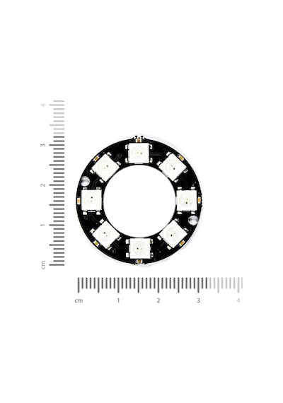 Alkatronik-8 Bit Neopixel Halka Ring Ws2812B 5050 Rgb Led Modül Full Color
