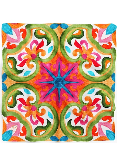 Kaleidoskop Rüyası Desen Bandana/fular Çok Renkli