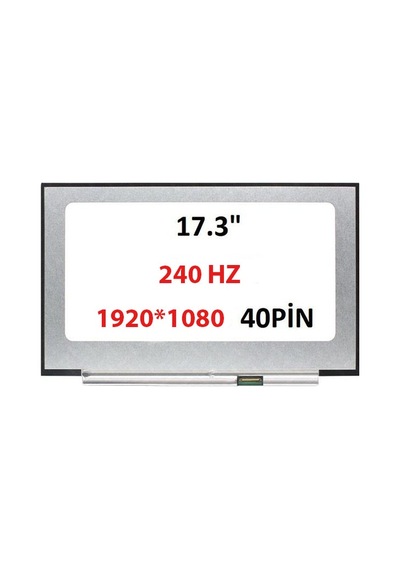 17.3 Slim 40 Pin Narrow Kısa Ips 1920x1080 240hz Endar Soket Notebook Ekran