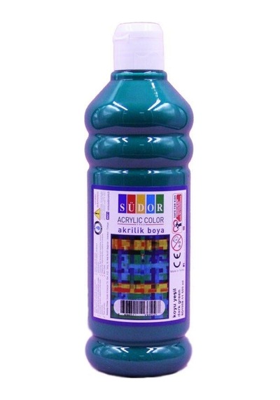 Südor Akrilik Boya 500 Ml Koyu Yeşil 22 Çok Renkli