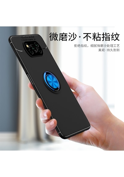 Xiaomi Poco X3 Nfc Kilif Lens Yüzüklü Tam Korumali Silikon Kapak 464176516