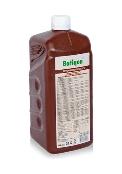 Batiqon Povidon Iyot Çözelti 1000 Ml. Tentürdiyot BAtıkon 2 Adet