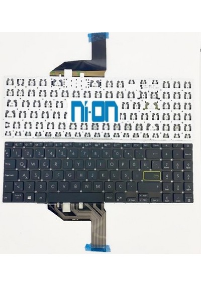 Nion Asus 0knb0-5127tu00 Uyumlu Notebook Klavye Siyah Tr