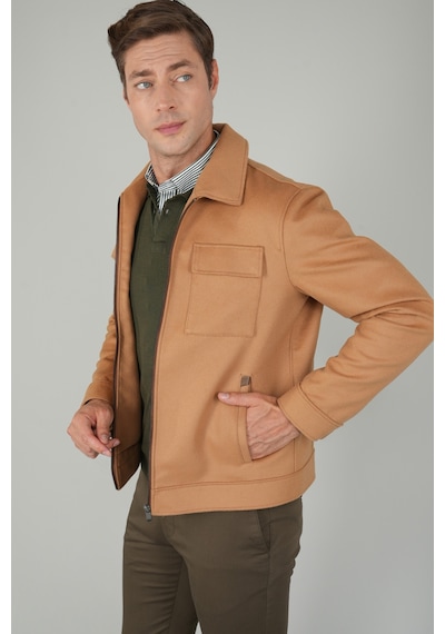 Bisse Erkek Kısa Kaşe Mont Camel Mnt24k24005 D70 Camel