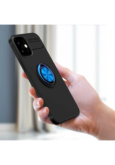Apple Uyumlu iPhone 12 Mini Kılıf Zore Ravel Silikon Kapak Siyah