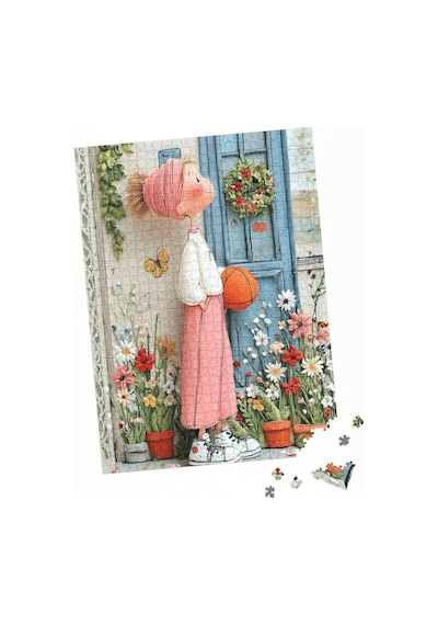 500 Parça Puzzle Pastel Düşler Rengarenk Çiçekler Standart