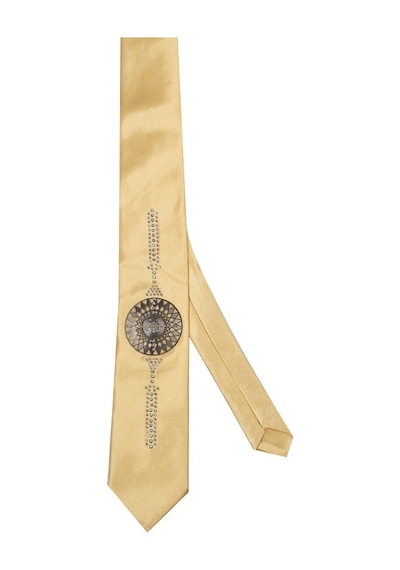 Deepsea Gold Mendilsiz Erkek Kravat 2107514 - Gold - Standart Altın