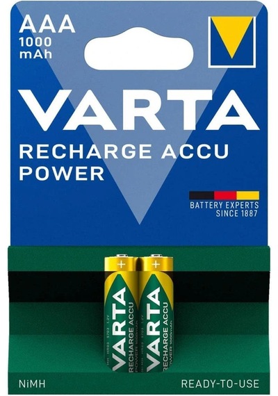 Varta 1000mah Aaa Şarjlı İnce Pil 2'li Paket