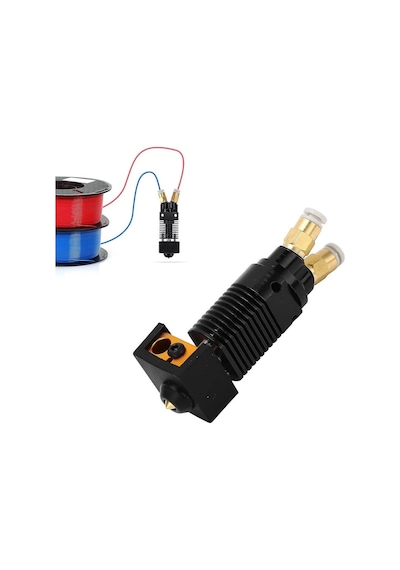 Koodmax 3d Yazıcı Çift Renkli Hotend Seti Montajlı Ekstruder Kafası 24v-50w