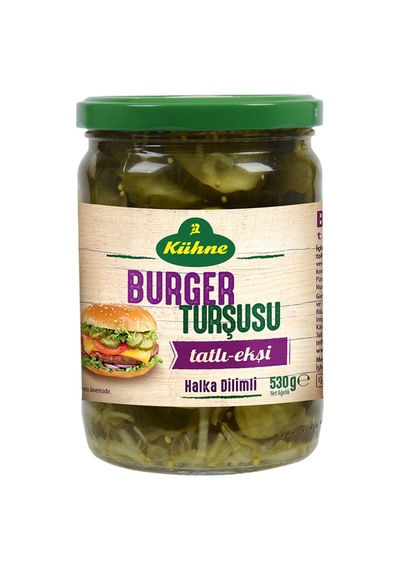 5 Adet Kühne Halka Dilimli Burger Turşusu 530 G