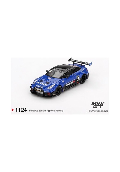 Mini Gt Lb-silhouette Works Gt Nıssan 35gt-rr Ver.2 Mavi 1/64 Model Araba