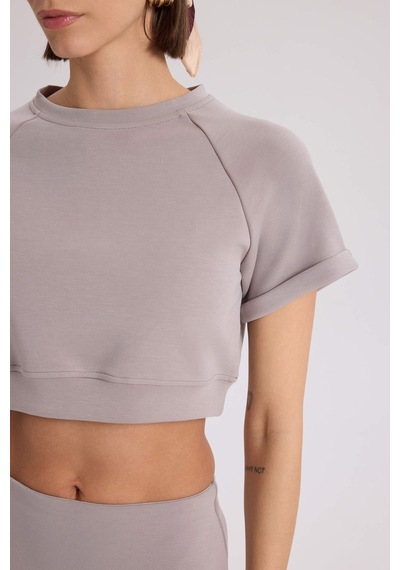 Mai Collection Mai Studios Co. Paloma Vizon Crop Etek Takım Vizon