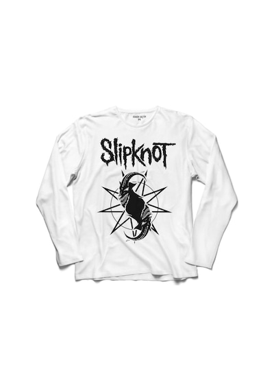 Slıpknot Slıp Knot Ravado Goat Star Logo 3 Uzun Kollu Tişört (518439698)