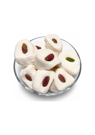 Lokum Antep Fıstıklı Beyaz -250 Gr