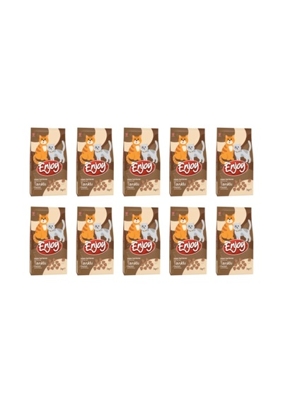 Yetişkin Kediler İçin Tavuklu Kedi Maması, 1 Kg X 10 Adet