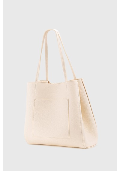 Housebags Kadın Krem Shopper Çanta 227 Krem
