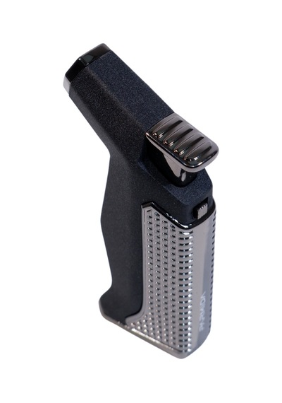 Parmida Tek Torch Pürmüz Siyah Masa Tipi Metal Puro Çakmağı - Tr9235