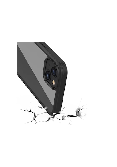 Kilifone - Apple Uyumlu iPhone 11 Pro Max - Kılıf Kendinden Ekran Koruyuculu 360 Ön Arka Ful Koruma Kapak - Siyah Siyah