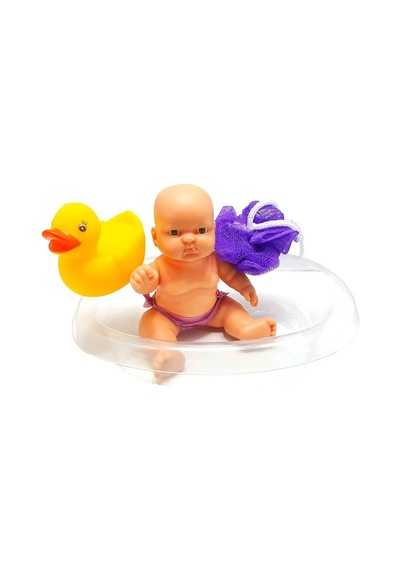 Ördekli Banyocu Bebek Duşcu Bebek Oyuncak Et Bebek Banyocu
