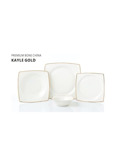 Pierre Cardin 58 Parça 12 Kişilik Yemek Takımı Kayle Gold
