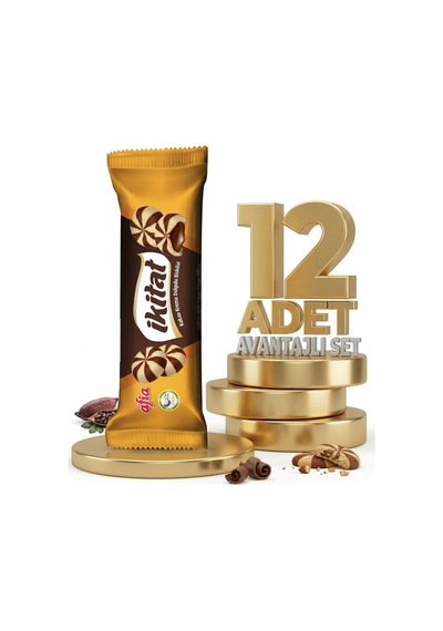 Afia İkitat Kakao Krema Dolgulu Bisküvi 12x75 Gr