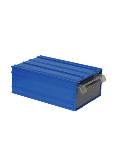 Mano Mk-40 Plastik Çekmeceli Kutu - Mavi, 124 X 196 X 80mm - 32 Adet 1 Koli Çok Renkli