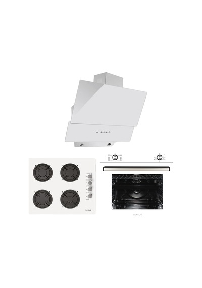 Alveus Chief 604 MFA 604 - GLS 640 - MOD 3000 Beyaz Ankastre Set