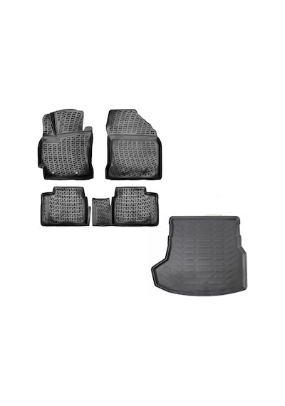 Toyota Corolla 2013-2018 Uyumlu Havuzlu Paspas + Bagaj Havuzu Set