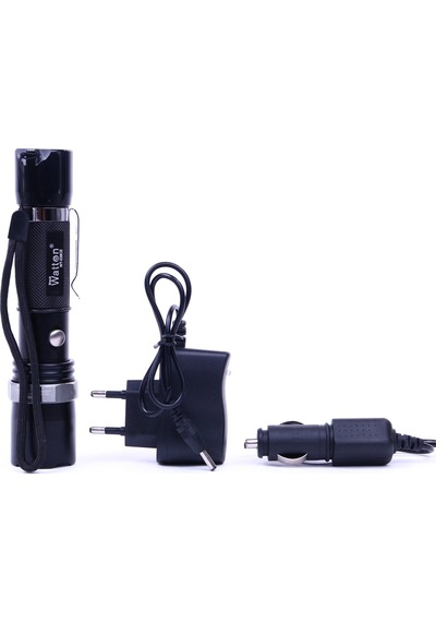 Zoomlu Şarjlı El Feneri En Uygun Fiyata Wt-038 Çok Renkli 47771593