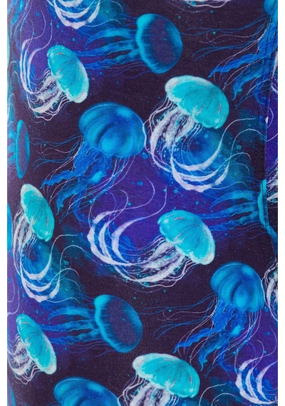 Farm Animals Jellyfish Desenli Boxer Lacivert