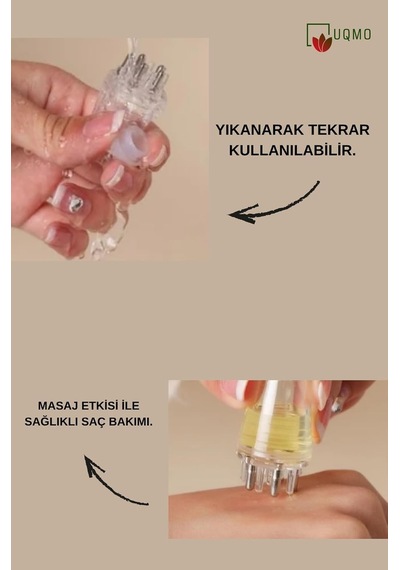 Saç Serum Aplikatörü Seyahat Boy
