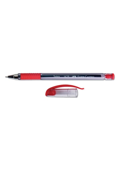 Faber-castell 1425 İğne Uç Tükenmez Kalem Kırmızı 10 Lu 5211142521000 1 Paket 10 Adet