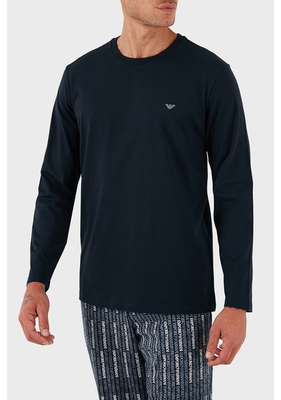 Emporio Armani Erkek Pijama Takımı Em000611 Af14994 Mb310 Mavi Mavi
