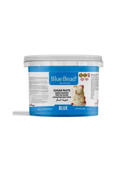 Blue Bead Şeker Hamuru 1kg Mavi Diğer