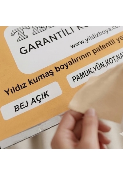 14 - Kumaş Boyası Bej Açık 11 Gr 10