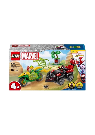 Mey İthalat Spidey Ve İnanılmaz Arkadaşları Spin Ve Electro Dinozor Aracı Takibi 11198