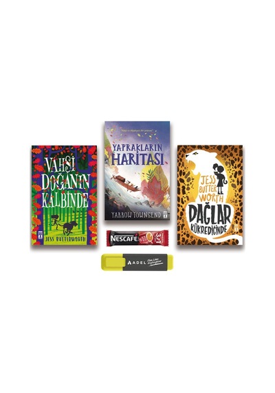 Genç Timaş Vahşi Doğanın Kalbinde - Dağlar Kükrediğinde - Yaprakların Haritası Roman Set 3 Kitap