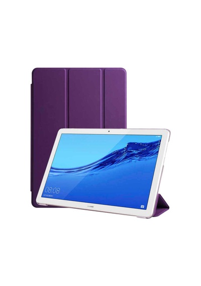 Huawei T5 10 İnc Zore Smart Cover Standlı 1-1 Kılıf Kapaklı Kılıf