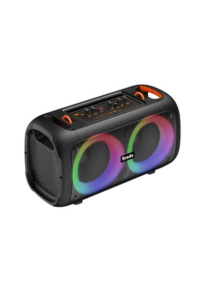 Party Box Bluetooth Hoparlör Kablosuz Mikrofonlu 60w Karaoke Speaker