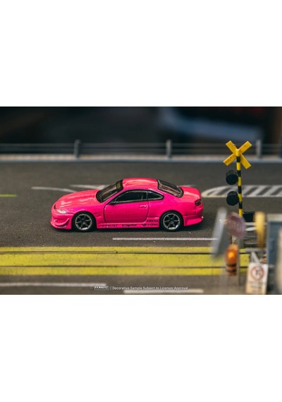 Tarmac Works 1/64 Vertex Nissan Silvia S15 Pink Metallic - Global64