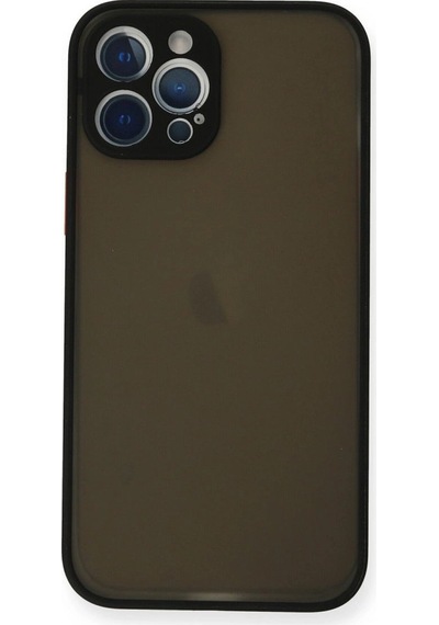 Apple, Uyumlu iPhone 12 Pro Kılıf Montreal Silikon Kapak - Siyah