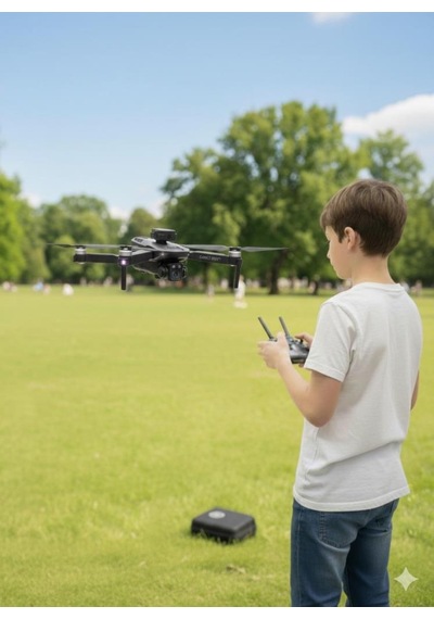 Kumandalı Hd Wifi Kameralı 100 Mt Menzilli Çantalı Katlanır Oyuncak Drone Seti