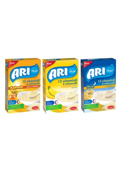 Arı Mama Pirinç Unu 250 Gr Kahvaltı-muzlu-gece Yeni Ambalaj