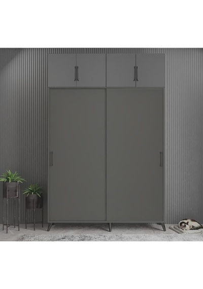 Viva Sürgülü Yüklük Modülü Portmanto Vestiyer Ayakkabılık F 140cm