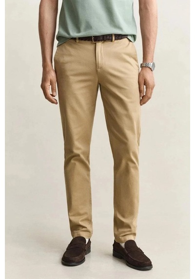 Gant Erkek Bej Slim Fit Chino Pantolon-24723