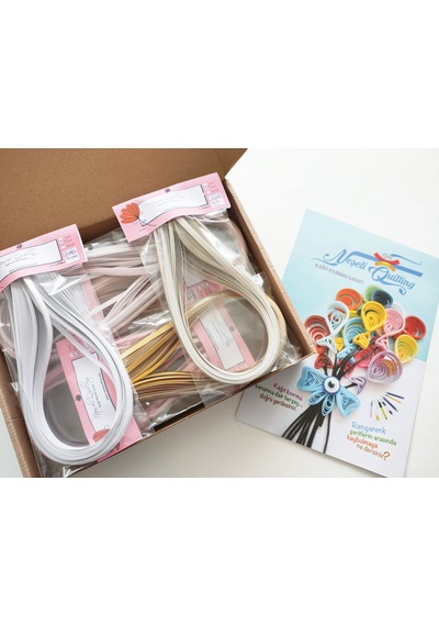 5mm Sedefli Quilling Kağıt Seti 1000 Ad